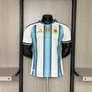 CAMISA VERSÃO PLAYER DA ARGENTINA 26/27 AZUL E BRANCO