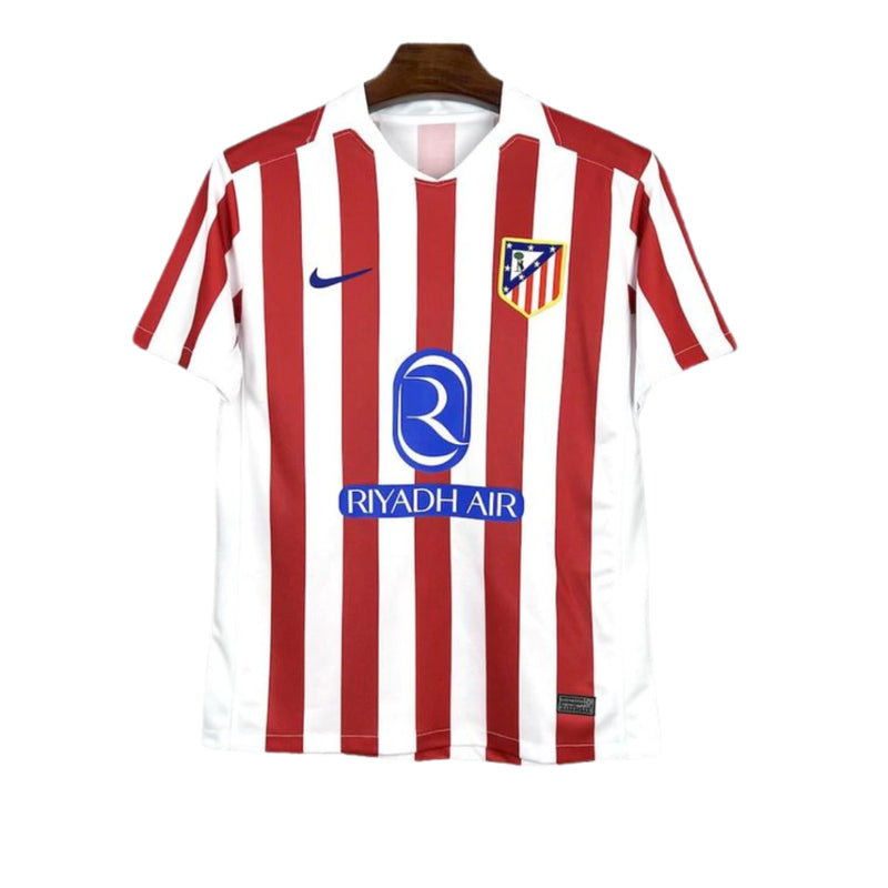 CAMISA DO ATLETICO DE MADRID 25/26 BRANCO E VERMELHO