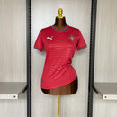 CAMISA FEMININA DE PORTUGAL 26/27 VERMELHO