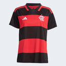 CAMISA FEMININA DO FLAMENGO 25/26 VERMELHO E PRETO
