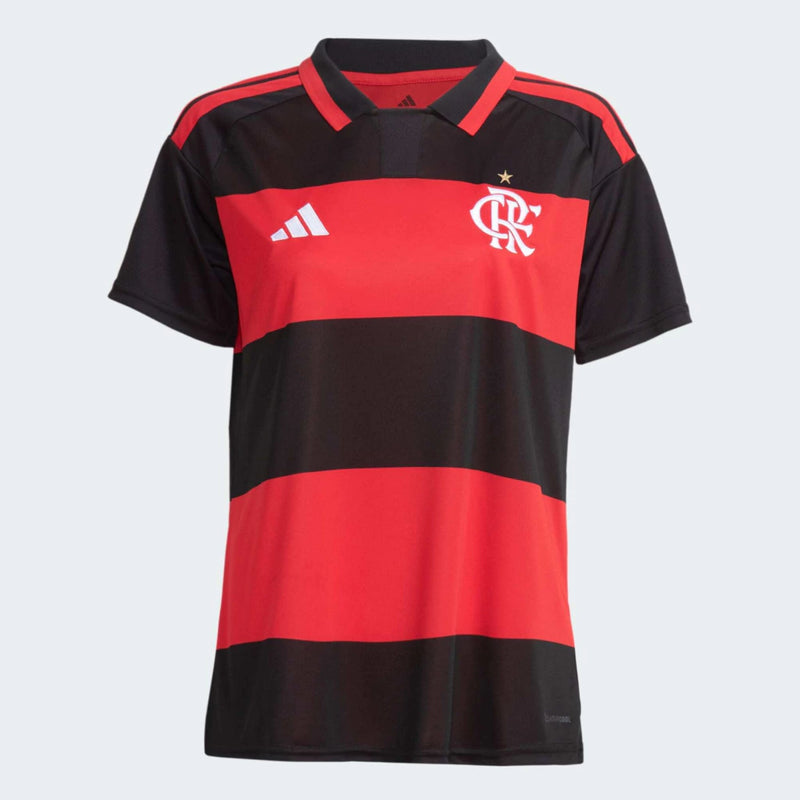 CAMISA FEMININA DO FLAMENGO 25/26 VERMELHO E PRETO