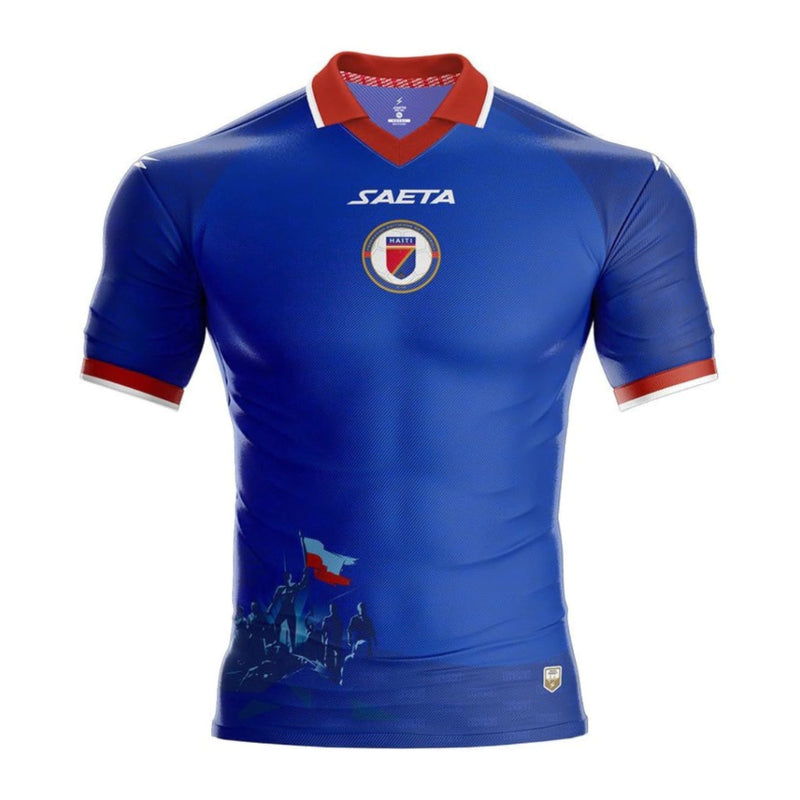 CAMISA DA SELEÇÃO DO HAITI 26/27 AZUL