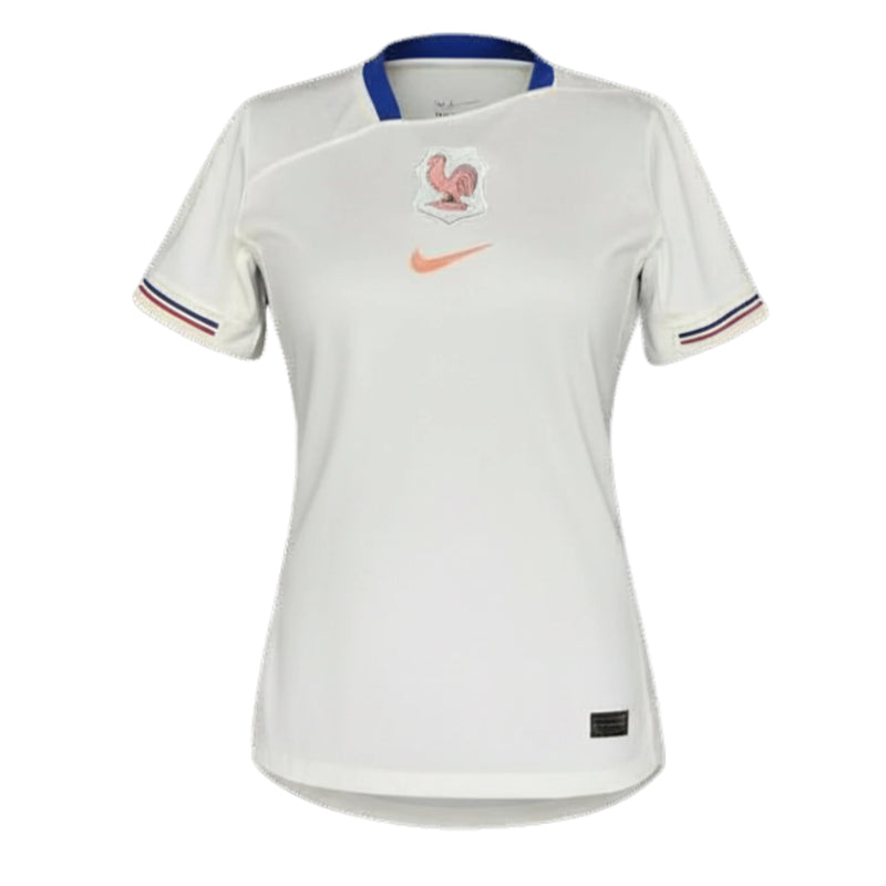 CAMISA FEMININA DA FRANÇA 26/27 BRANCO
